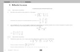 Solucionario de la unidad - Página de Jaime Pinto … Matrices.pdf · EJERCICIOS PROPUESTOS 1 y 2. ... 5 y 6. Ejercicios resueltos. ... Calculemos A−1 con el método de Gauss-Jordan: