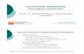 INGENIERÍA AMBIENTAL Conceptos Generales - Blog …blog.uclm.es/.../files/2016/05/2_Salud-Publica-y-Demografia-Humana.pdf · Estimación de la población futura 3. Dotaciones y periodos