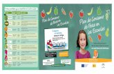 triptico plan de frutas en escuelas andaluzas 2012 · consumo de frutas y verduras. La Agencia Internacional de Investigación del Cáncer (IARC) señala que comer frutas y hortalizas