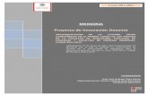 MEMORIA Proyecto de Innovación Docente - …gredos.usal.es/jspui/bitstream/10366/121028/1/MID_11_207.pdf · memoria proyecto de innovación docente implementaciÓn de la tutorÍa