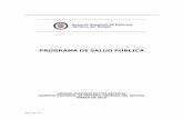 PROGRAMA DE SALUD PÚBLICAcalidad.defensajuridica.gov.co/archivos/GH-PG-03/GH-PG-03... · 2016-03-31 · en dos grupos de trabajo: ... (el mismo que transmite dengue y chikunguña).