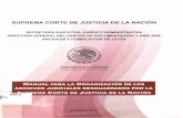  · archivos y compilaciÓn de leyes poder judicial de la federaciÓn suprema corte de justic8a oe manual para la organizaciÓn de los archivos judiciales resguardados por la ema