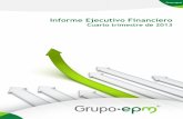 Informe Ejecutivo Financiero - epm.com.co · En Colombia, la reforma tributaria que entró en vigencia en 2013 implicó un menor beneficio tributario en la deducción especial de