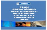 PLAN ESTRATÉGICO INSTITUCIONAL, MULTIANUAL 2016 … · Guatemala, y el artículo 27 de la Ley del Organismo Ejecutivo, Decreto número 114-97 del Congreso de la República, el Ministerio