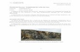 Pendiente Rocosa - Estabilidad de cuña de roca · La masa de roca se fragmenta en una amplia gama de piedras ... mantener la forma real de la pendiente rocosa y fijar la estabilidad
