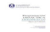 GRADO ELEMENTAL LOGSE · 2017-11-21 · CONSERVATORIO PROFESIONAL DE MÚSICA DE CULLEREDO 2 INTRODUCCIÓN-CONTEXTUALIZACIÓN ... OBXECTIVOS XERAIS DE VIOLONCELLO EN GRADO ELEMENTAL
