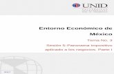 Entorno Económico de México - Mi Materia en Líneamoodle2.unid.edu.mx/dts_cursos_mdl/pos/AN/MX/S05/MX05_Lectura.pdf · Objetivo de la sesión: Al finalizar la sesión, ... propia