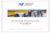School Pertussis Toolkit - eziz.orgeziz.org/assets/docs/Prenatal/PertussisToolkitForSchoolsand... · la tos ferina (DTaP para niños de 6 años de edad o menos o Tdap para niños