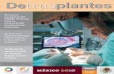 DETRASPLANTES 26 HxH - Centro Nacional de Trasplantes | …cenatra.salud.gob.mx/descargas/contenido/revista_traspl... · 2012-07-16 · Paralelamente a la celebración del curso de