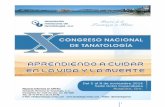 X CONGRESO NACIONAL DE TANATOLOGÍA - tanatologia …tanatologia-amtac.com/descargas/congreso.pdf · En nombre de todos los que constituimos la AMTAC, los invitamos cordialmente a