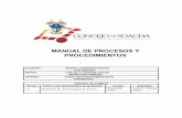 MANUAL DE PROCESOS Y PROCEDIMIENTOS - Concejo de …concejodesoacha.gov.co/sites/default/files/Transparencia/CS-1202... · concejo municipal de soacha código: cs-1202-pd-001-ma-009