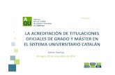 Almagro Esther Huertas Enviar - aqu.cat · • Los resultados de la V encuesta de los grados están disponibles desde julio de 2014. • Por primera vez, se incluirán los estudios