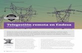 Telegestión remota en Endesa - amplia-iiot.com · Endesa, se encuentran sometidas al reto que impone la normativa europea que obliga a habilitar la gestión remota del 100% de los