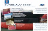EURONAVY ES301 - sherwin-industria.com.ar · el no tener restricciones al punto de rocío, la aplicación sobre superficies ... excepcional sobre superficies preparadas con chorro