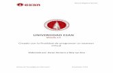 UNIVERSIDAD ESANesandata.esan.edu.pe/files/MV5 - Evaluacion-en-linea.pdf · Manual dirigido al docente Jefatura de Tecnologías de Información Actualizado: 11/16 UNIVERSIDAD ESAN