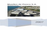 Muelles de Penco S.A. · email. ptopenco@muellesdepenco.cl ... Las bodegas cuentan con ... en Uruguay un Proyecto de Ingeniería para la construcción de un Terminal especializado