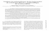 Análisis de polimorfismos de los fragmentos de restricción ...hist.library.paho.org/Spanish/BOL/v119n1p1.pdf · Análisis de polimorfismos de los fragmentos de restricción (RFLP)