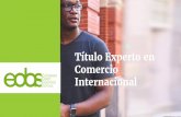 Título Experto en Comercio Internacional - eobs.eseobs.es/wp-content/uploads/2017/04/PPT-Experto-Comercio-Internac... · formar al más alto nivel a todos aquellos que deseen mejorar