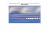 MODELOS DE PUERTAS DE COCINA DE MADERA · Puertas Gama Acabados Consultar la página: "Materiales Maderas" al final de esta sección Perfiles Molduras CORNU„UZ MADE-RAS Modelo OSLO