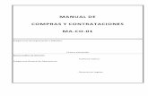 MANUAL DE COMPRAS Y CONTRATACIONES MA.CO.01 … · El presente Manual tiene por objeto establecer el Régimen de Compras y Contrataciones ... En el caso de servicios, los términos