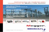 Instrumentos de medición para instalaciones de Media y ...ƒLOGO EQUIPOS MEGGER... · S1-568 Medidor de resistencia de aislamiento de 5 kV y 15 TΩ 16 S1-1068 Medidor de resistencia