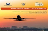 INFORME FINAL ACCIDENTE - Página de inicio Aerocivil · Grupo de Investigación ... el uso que se haga de ... Aeronáuticos de Colombia 4 Normas de Aeronavegabilidad y Operaciones