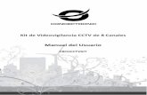 Manual del Usuario - download.conceptronic.net - /download.conceptronic.net/manuals/C8CHCCTVKIT-V2_ES-UM_V1.0.pdf · Todas las cámaras cumplen con la norma IP65 (Protocolo de Impermeabilización)