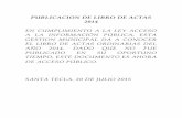 PUBLICACION DE LIBRO DE ACTAS 2014 - Alcaldía Municipal ...santatecla.gob.sv/transparencia/documentos/LIBRO_ACTAS_ORDINARIAS... · Francisco González, Stanley Arquimides Rodríguez,