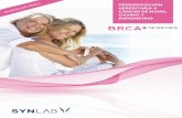 A PREDISPOSICIÓN HEREDITARIA A CÁNCER DE MAMA, OVARIO Y ENDOMETRIOpinkyourself.com/wp-content/uploads/2017/09/BRCA16-GENES-Brochure... · El panel incluye los genes BRCA1 y BRCA2