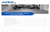 Guía de instalación de las tarimas AZEK · Tenga cuidado del calor excesivo proveniente de fuentes ... los efectos de la luz del sol reflejada. Exceso de escombros de construcción