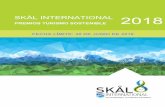 INTERNATIONAL · Ecoturismo y de las Montañas, Skål International lanzó los Premios Turismo Sostenible para dar reconocimiento a las mejores prácticas en todo el mundo. Skål,