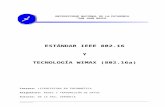 TECNOLOGÍA WIMAX - . : Facultad de Ingeniería ... · Web viewPor esta razón le pidió a la IEEE que redacte el estándar y así nació el 802.16. El trabajo se inicio en julio