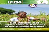del campo del agricultor a Río+20 - Leisa revísta de ... · Resiliencia ante el cambio climático Nuestras voces en Río+20 Seguridad alimentaria en el siglo XXI junio E d i c i