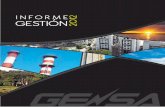 Info Gestion 2012 - GENSA · capacidad térmica instalada del país ... la disponibilidad de las unidades de generación, ... Plan Vial de Caldas, Cable Aéreo