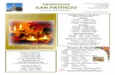 PARROQUIA Tel.: 978 SAN PATRICIO - stpatricklowell.org · Achille Rota (7Aniv.) Pp. Luz ... la Oficina Estará Cerrada, para información de misas ver el horario en la portada del
