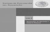 Sistema de Evaluación del Desempeño - Desarrollo de Personal … · 2011-02-15 · IV.1 Alineación de los Programas Presupuestarios con el Plan Nacional de Desarrollo ... X Relación