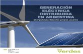GENERACIÓN ELÉCTRICA DISTRIBUIDA EN ARGENTINA · GENERACIÓN ELÉCTRICA DISTRIBUIDA EN ARGENTINA El informe GENERACION ELECTRICA DISTRIBUIDA EN ARGENTINA, energía limpia desde