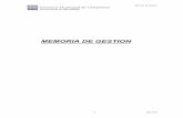 MEMORIA DE GESTION - velezmalaga.es · Memoria de Gestión 2 Julio 2003 INTRODUCCION. En el documento que,a modo de memoria explicativa, se elaboró ...