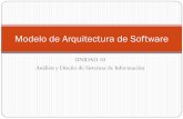 Modelo de Arquitectura de Software - Páginas de académicosacademicos.azc.uam.mx/jfg/diapositivas/adsi/Unidad_10.pdf · Los encargados de soporte de la empresa manejan C#, por lo