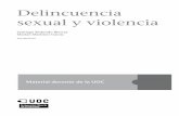 sexual y violencia Delincuencia Santiago Redondo Illescas ...openaccess.uoc.edu/webapps/o2/bitstream/10609/70027/3/Delincuencia... · 2006), Manual para el tratamiento psicológico