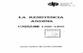LA RESlSTENaA - Biblioteca digital especializada en ... · El retorno del Inca don Alonso en 1666, será el'últimointento del período colonial por unificar para una sublevación