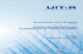 Recomendación UIT-R BO.2098-0 (12/2016) – Sistema de …!PDF... · utilizarse en la declaración sobre patentes y utilización de patentes por los titulares de las mismas figuran