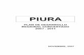 PDRC 2007 - 2011 - Portal Oficial del Gobierno Regional Piura · 2 1. Localización territorial El departamento de Piura se ubica en el noroeste del Perú, al sur de la línea ecuatorial,