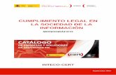 CUMPLIMIENTO LEGAL EN LA SOCIEDAD DE LA … · 2011-11-04 · sa/3.0/es/ El presente ... Recomendaciones organizativas de seguridad 26 6. PRODUCTOS Y SERVICIOS DE CUMPLIMIENTO LEGAL