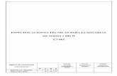 ESPECIFICACIONES T‰CNICAS PARA LUMINARIAS DE codensa/Normas/TOMO 8/et-805.pdf  ET-805 REALIZ “
