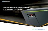 Variador de velocidad Hyundai N700Ehyundai-electric.es/media/images/Catalogos/Variadores-N700E-esp.pdf · Alto rendimiento de variadores para una gestión eficiente y el ... - El