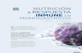 NUTRICIÓN RESPUESTA INMUNE EN MONOGÁSTRICOS · relevante en numerosos procesos implicados en la respuesta inmune de los animales. Numerosos estudios han demostrado que la deficiencia