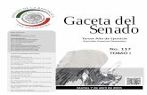 GACETA DEL SENADO Senado - Senado de la Repúblicainfosen.senado.gob.mx/sgsp/gaceta/62/3/2015-04-07-1/assets/... · a) Los principales objetivos para la Ley de Ingresos de la Federación