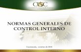 NORMAS GENERALES DE CONTROL INTERNOsitios.usac.edu.gt/wp_auditoria/wp-content/uploads/2014/10/normas... · Un ambiente y estructura de control interno sólido y efectivo, debe incluir