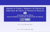 Métodos de Prueba y Monitoreo del Sistema de Aislamiento ...prof.usb.ve/jaller/PPI_papers/Presentacion.pdf · El Grupo de Sistemas Industriales ... Sistema de ensayo desarrollado